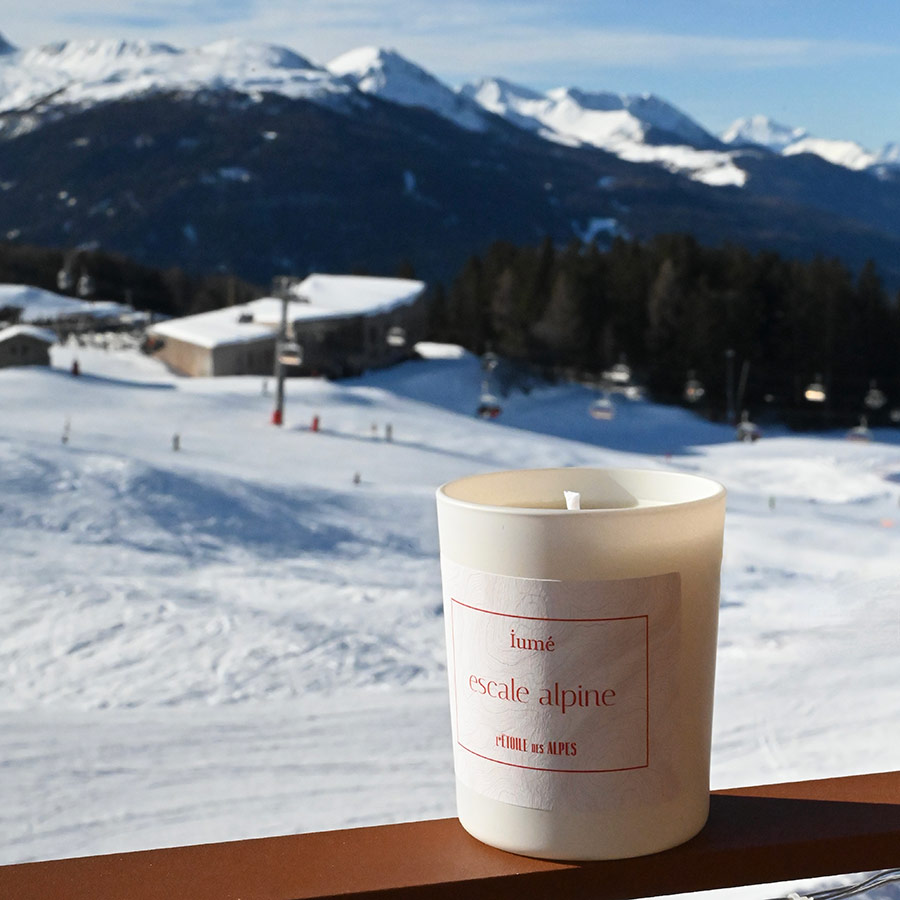 Bougie Escale Alpine Iumé | L'Étoile des Alpes