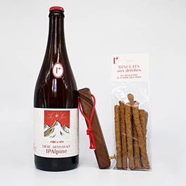 Coffret L'Étoile des Alpes, Bières, Biscuits Apéro, Décapsuleur