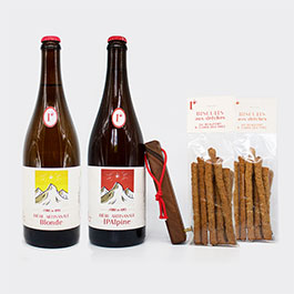 Pack Dégustation - Bières Quardin - Biscuits Apéritif Maison Orset